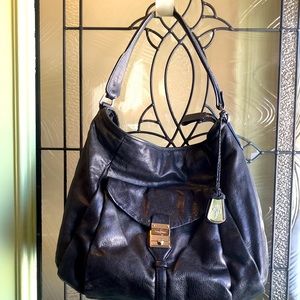Gorgeous Cole Haan black leather shoulder bag!